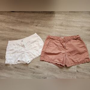 Loft linen shorts